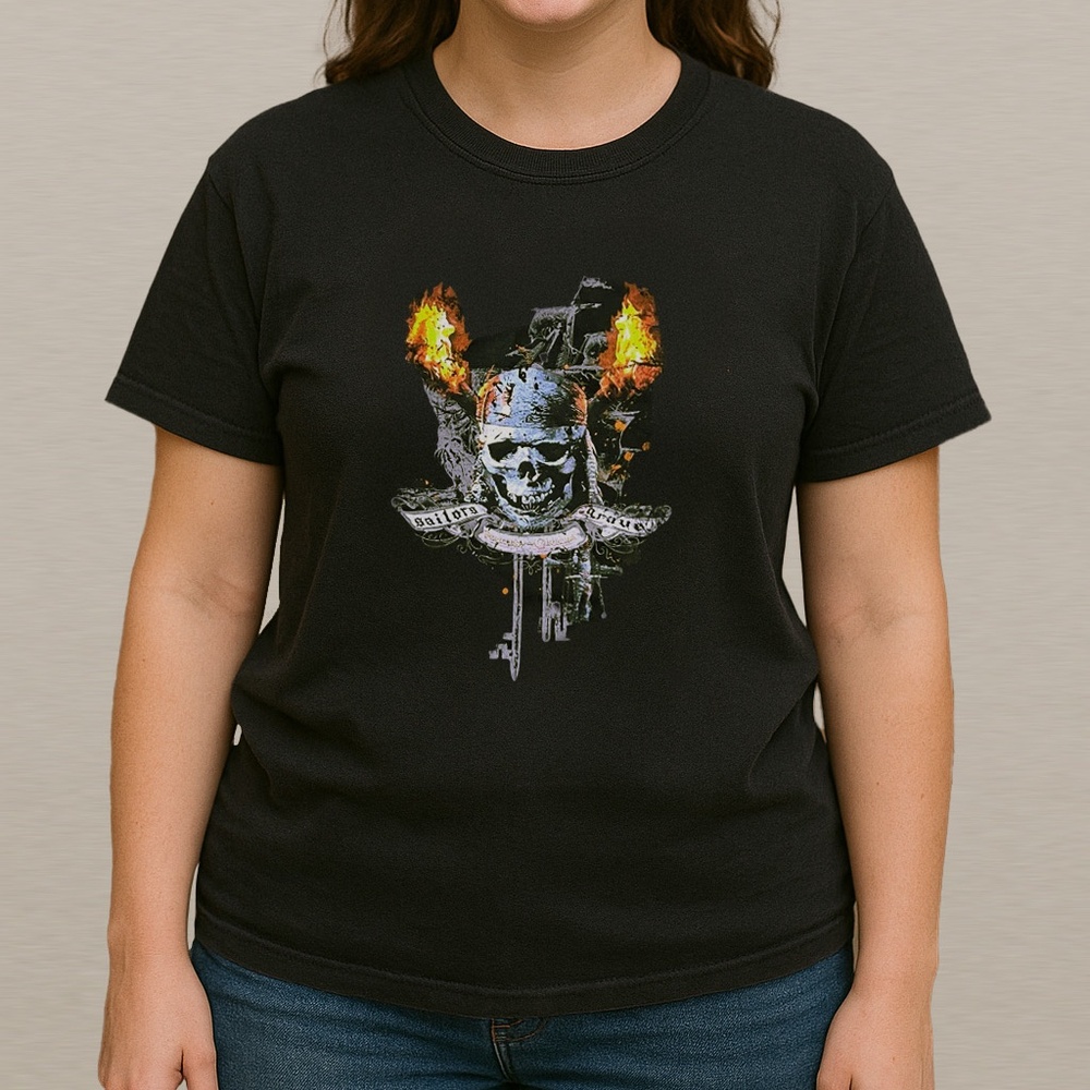 Disney Pirates of the Caribbean Graphic Tee – Size L